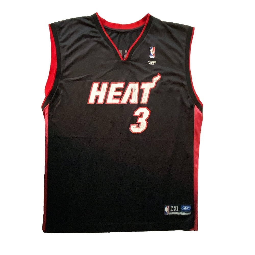 Old Jersey Reebok NBA Miami Heat Dwayne Wade.